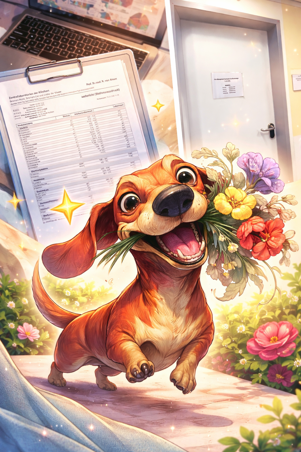 Zwischen Anspannung und etwas, das trägt